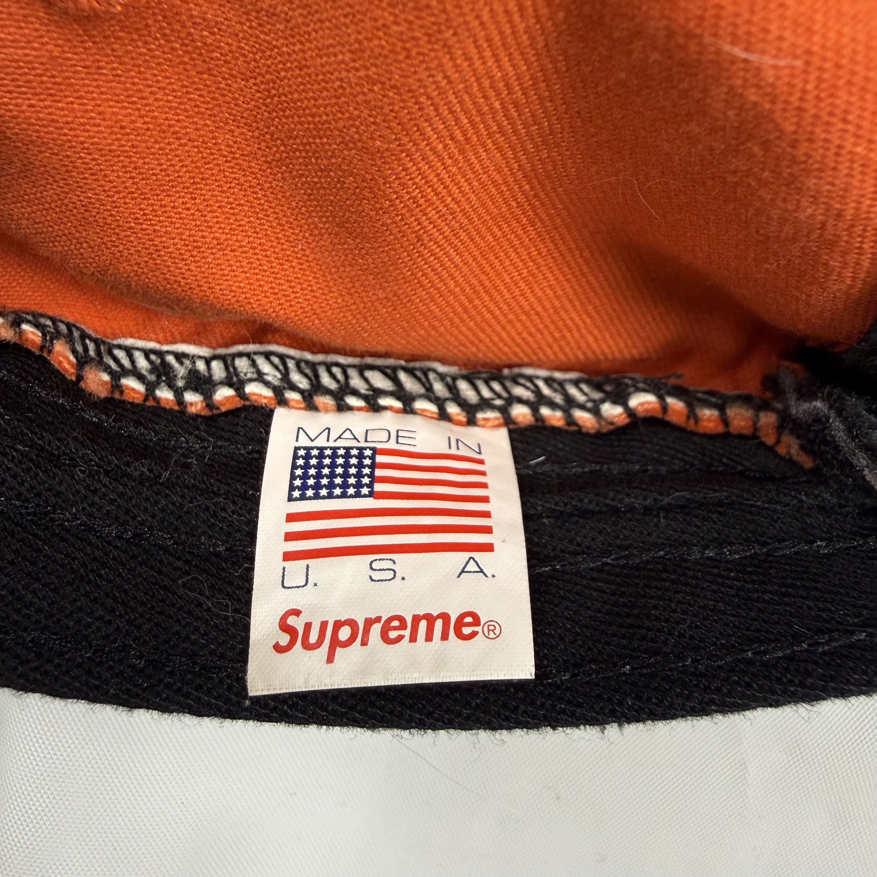 Supreme Supreme 5-Panel Camper Hat Cotton Twill Leather Strap Size ONE SIZE - 6 Thumbnail