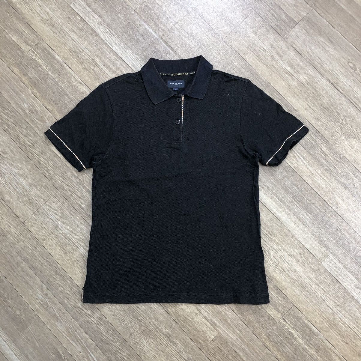 Burberry × Designer × Vintage Vintage Burberry Golf Nova Check Polo Shirt Women Size M / US 6-8 / IT 42-44 - 2 Thumbnail