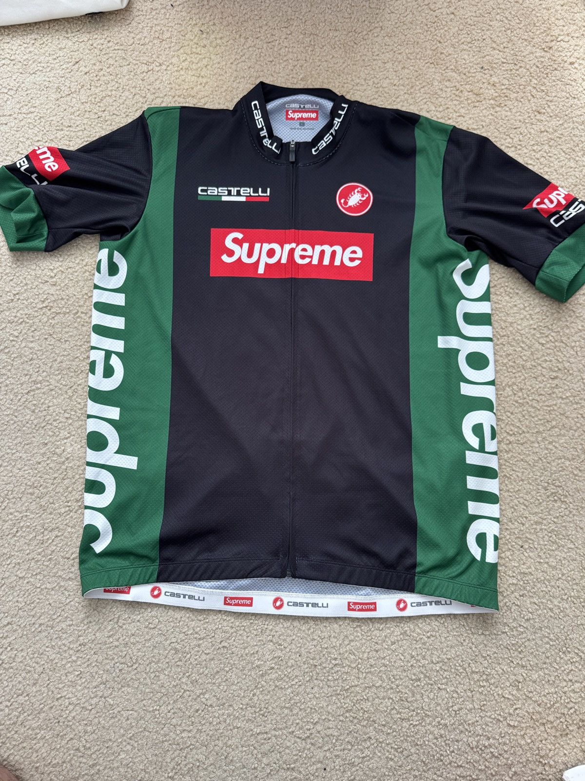 Supreme Supreme x Castelli Cycling Jersey Black | Grailed