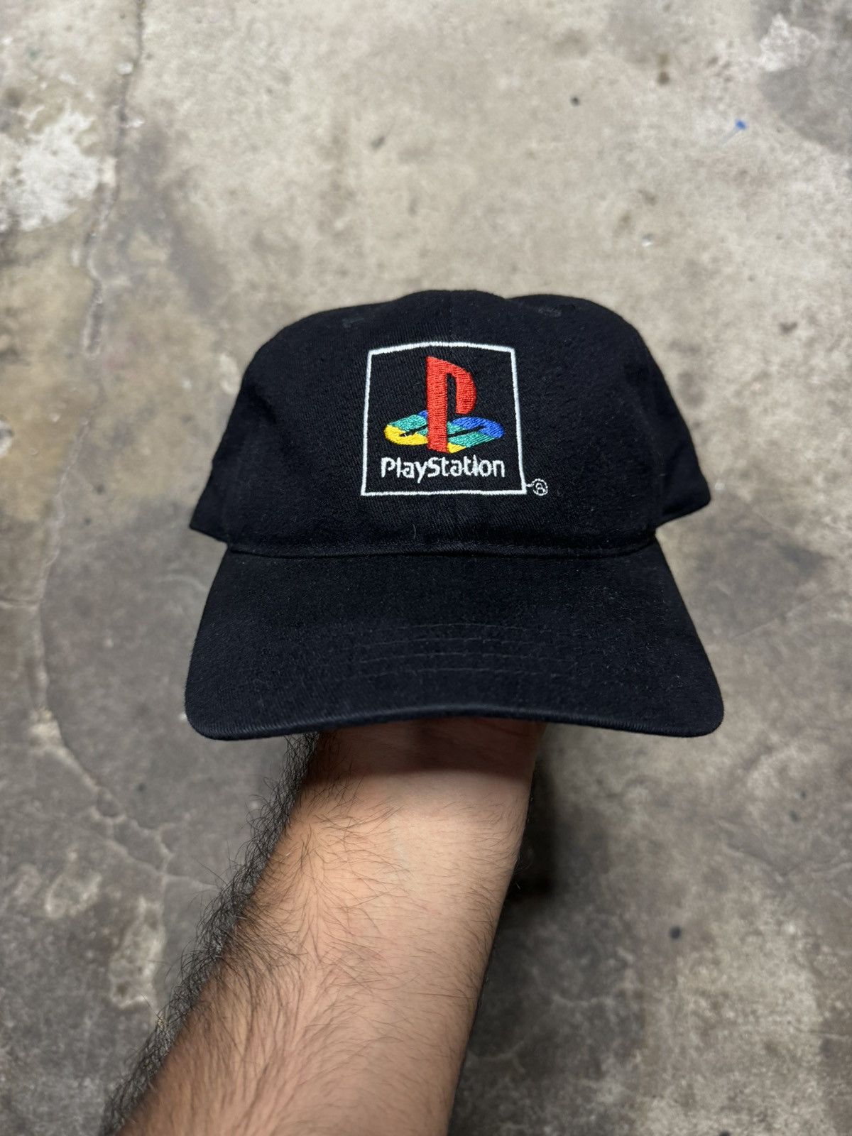 Playstation × Vintage Vintage 90s PlayStation Black Cap Size ONE SIZE - 1 Thumbnail