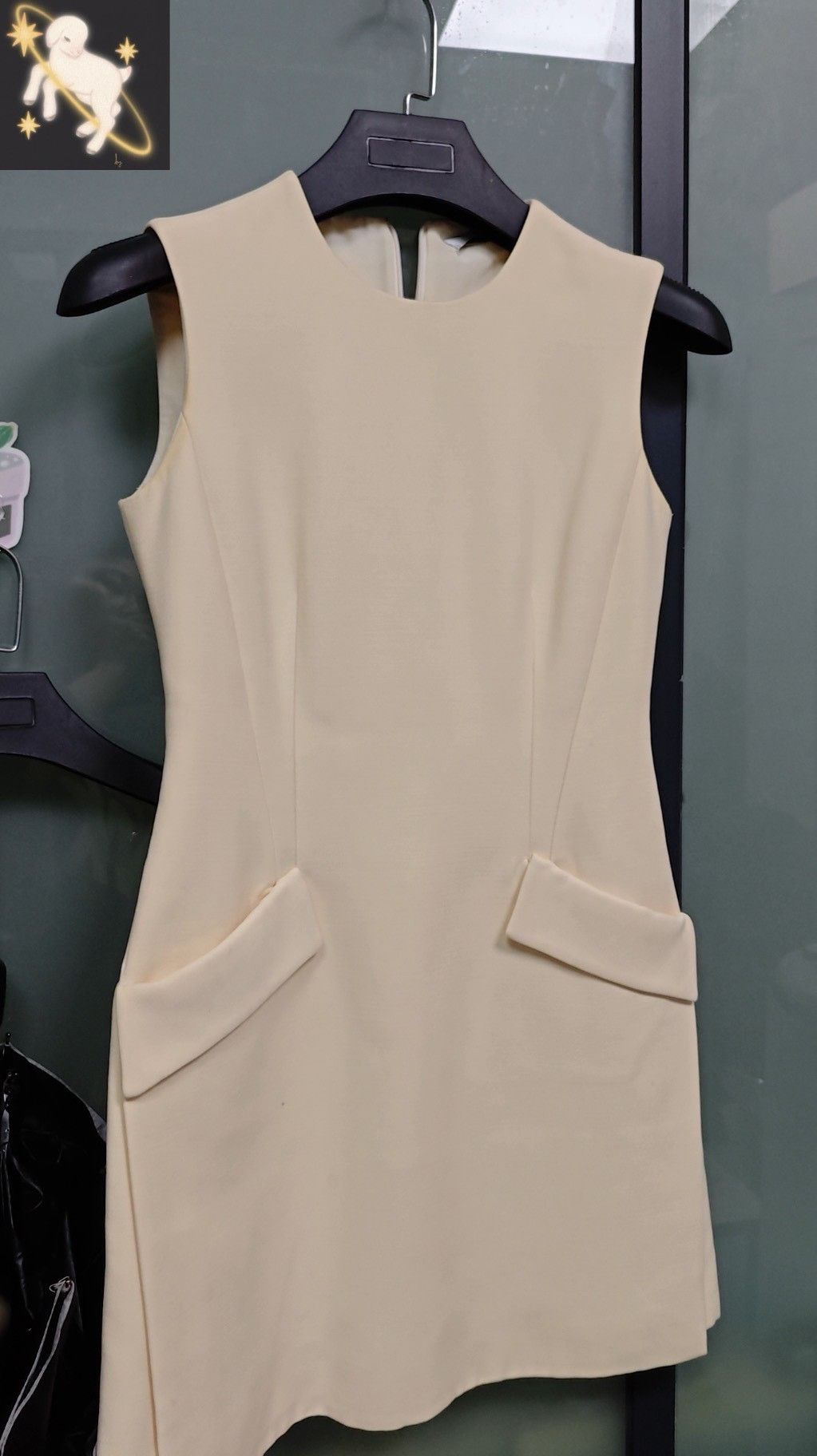Dior Dior Light Yellow Silk Wool Blend Dress Size XXS / US 00 / IT 34 - 1 Thumbnail