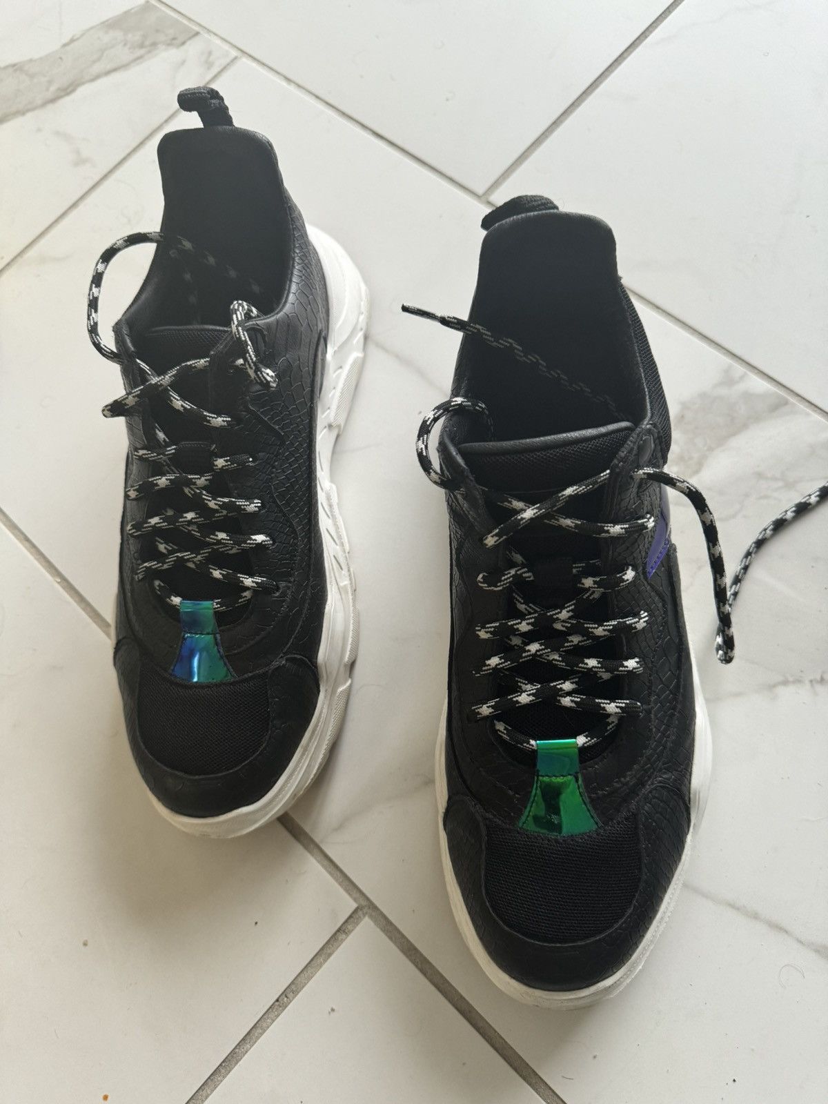John Geiger Snake skin sneakers Size US 9 / EU 42 - 1 Thumbnail