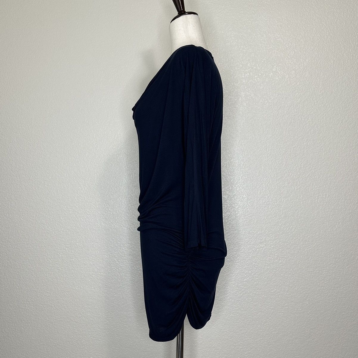Michael Stars Michael Stars Cowl Neck Stretch Jersey Knit Mini Dress Size L / US 10 / IT 46 - 6 Thumbnail