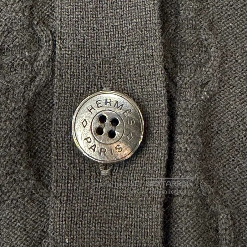 Hermes Hermes Black Lock Chain Cashmere Long Cardigan Jacket Size S / US 4 / IT 40 - 5 Thumbnail