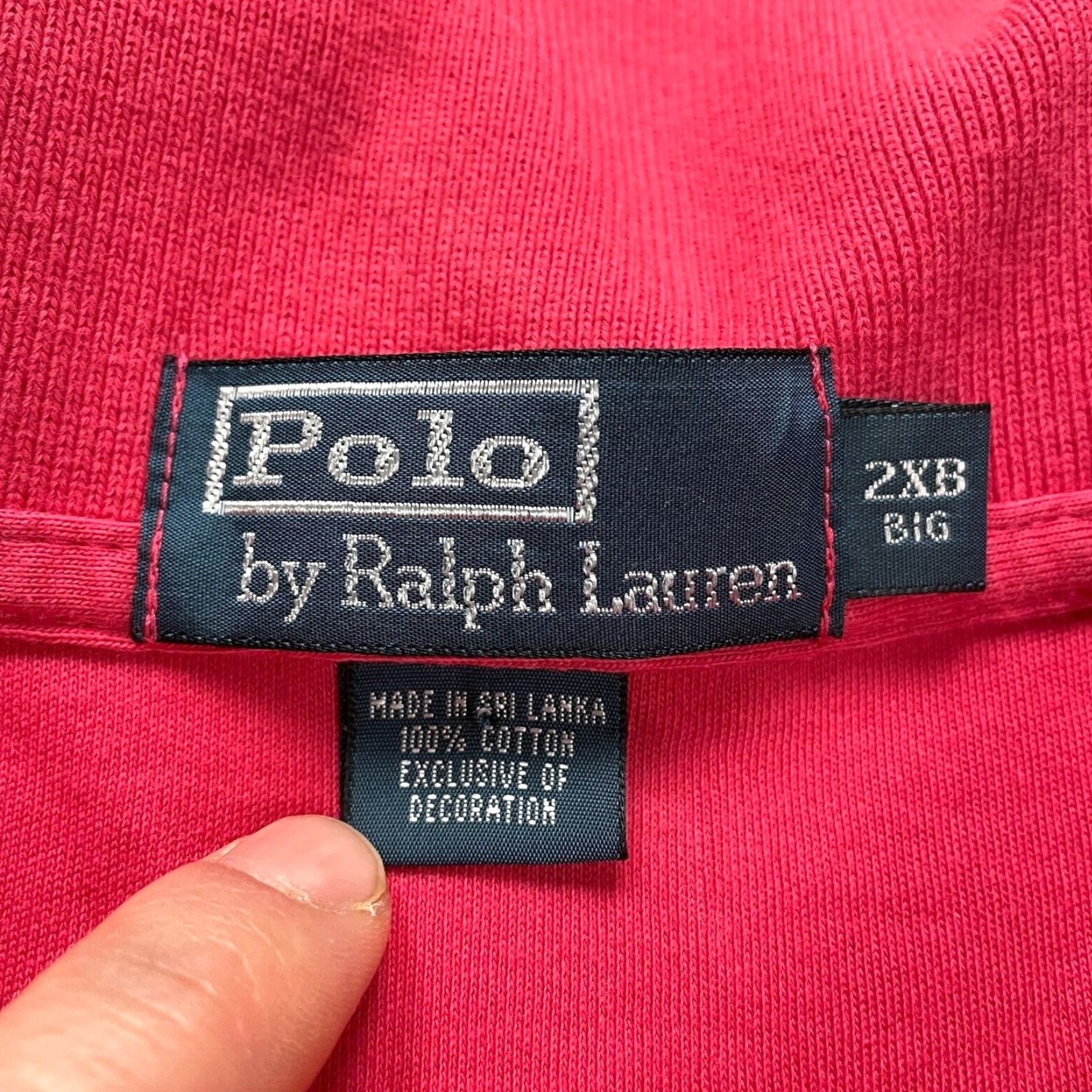 Ralph Lauren Polo Ralph Lauren Red Polo Shirt Mens 2XL Short Sleeve Cotton Active Casual Size US XXL / EU 58 / 5 - 5 Thumbnail