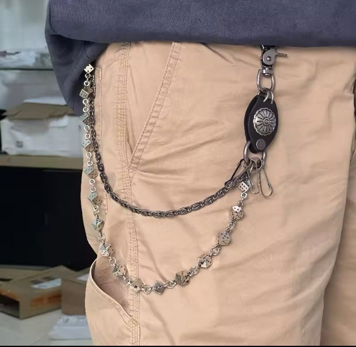 Japanese Brand Motor Rock Wallet Chain Size ONE SIZE - 1 Thumbnail