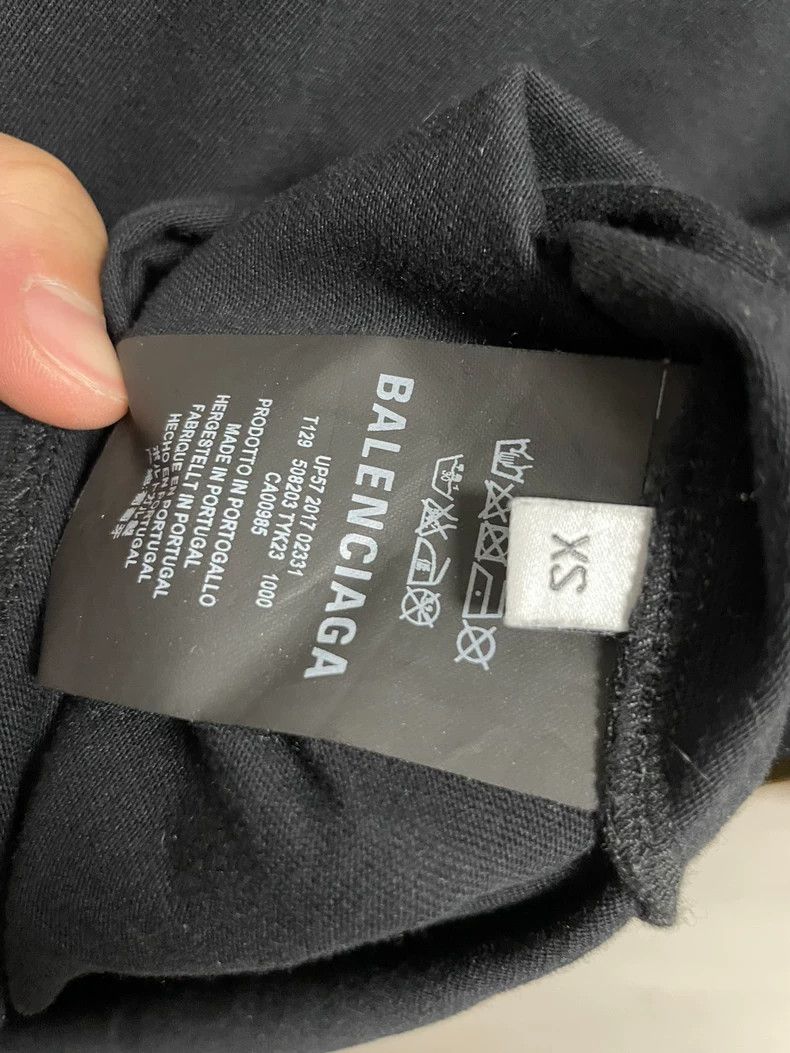 Balenciaga Balenciaga Double B Logo Black Short Sleeve, Size XS Size US XS / EU 42 / 0 - 5 Thumbnail