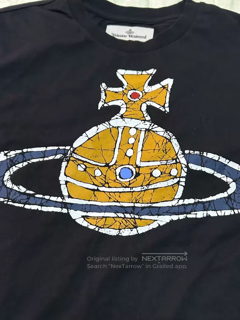 Vivienne Westwood Vivienne Westwood Saturn Round Neck T-Shirt Short Sleeve Size S / US 4 / IT 40 - 2 Thumbnail