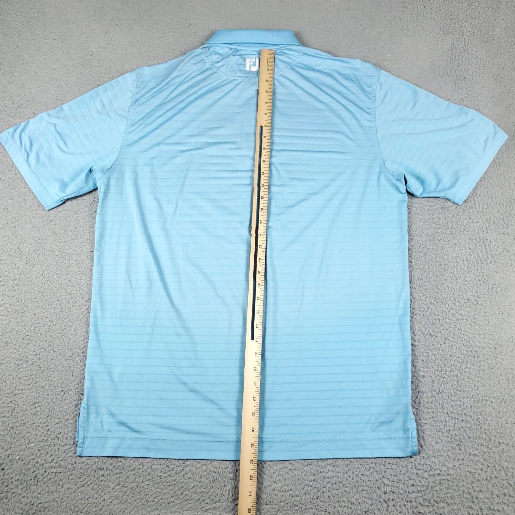 Footjoy FJ Polo Shirt Mens Large Blue Striped Golf Casual Short Sleeve Polo Shirt Mens Large Blue Striped Golf Casual Short Sleeve Size US L / EU 52-54 / 3 - 4 Thumbnail