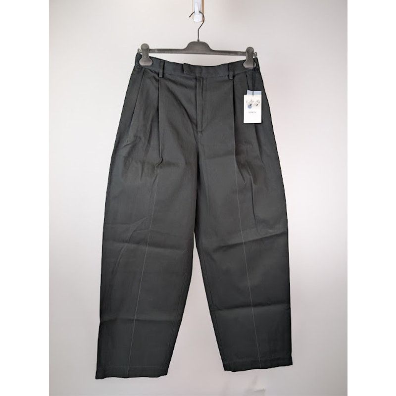 Bottega Veneta o1rshd1 Relaxed-Fit Cotton Twill Trousers Pant in Camping Size US 32 / EU 48 - 1 Thumbnail