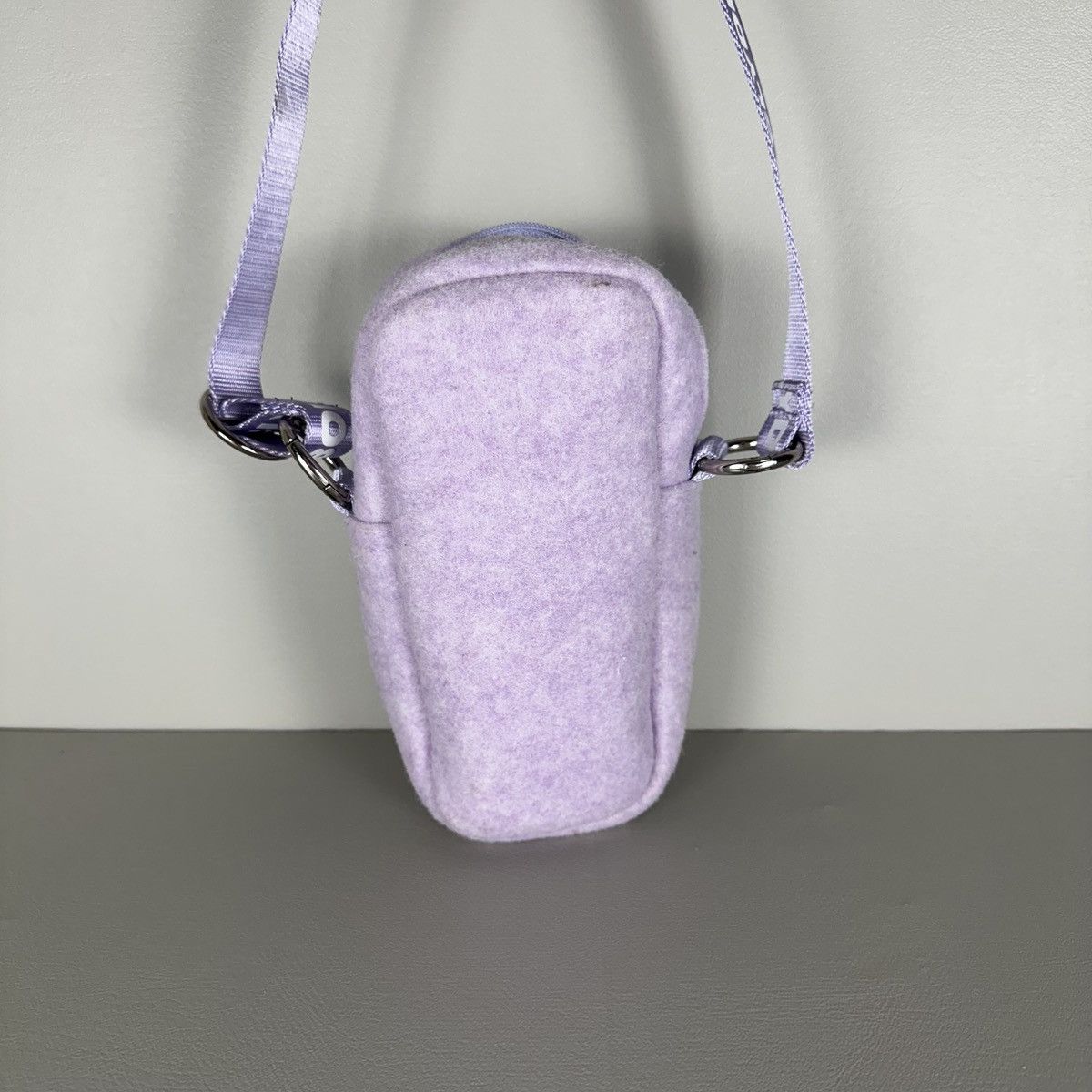 Bonnie Clyde Bonnie Clyde Light Purple Wool Crossbody Bag Size ONE SIZE - 3 Thumbnail