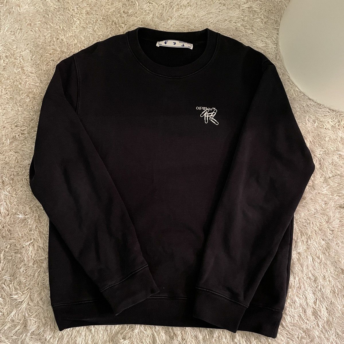Off-White Off White Paperclip Crewneck Size US M / EU 48-50 / 2 - 4 Thumbnail