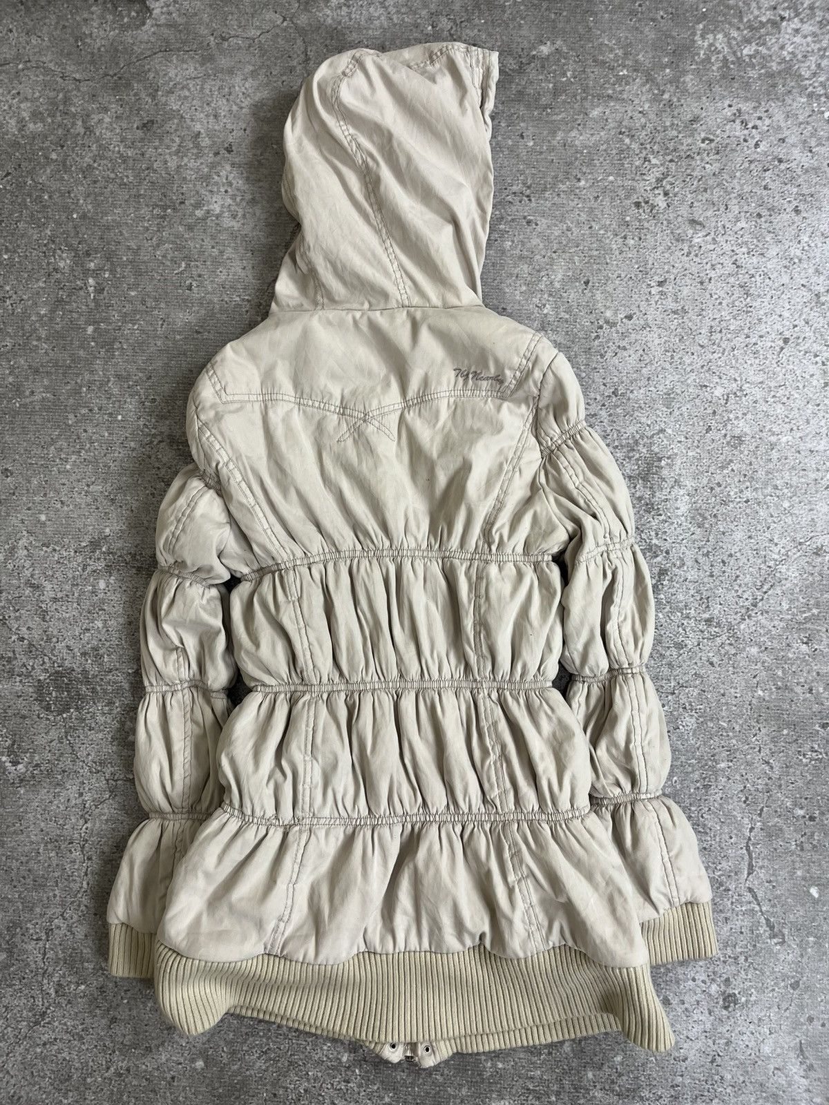 If Six Was Nine 2000s TBJ Nearby Puffer Zip Hoodie Size M / US 6-8 / IT 42-44 - 2 Thumbnail
