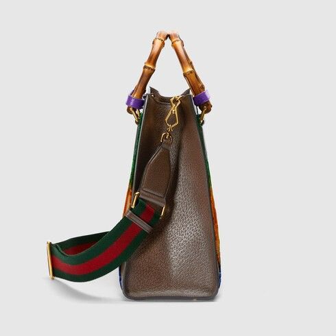 Adidas × Gucci 💥LIMITED💥Gucci X Adidas Medium Diane Tote Bag Bamboo Handls Size ONE SIZE - 2 Thumbnail