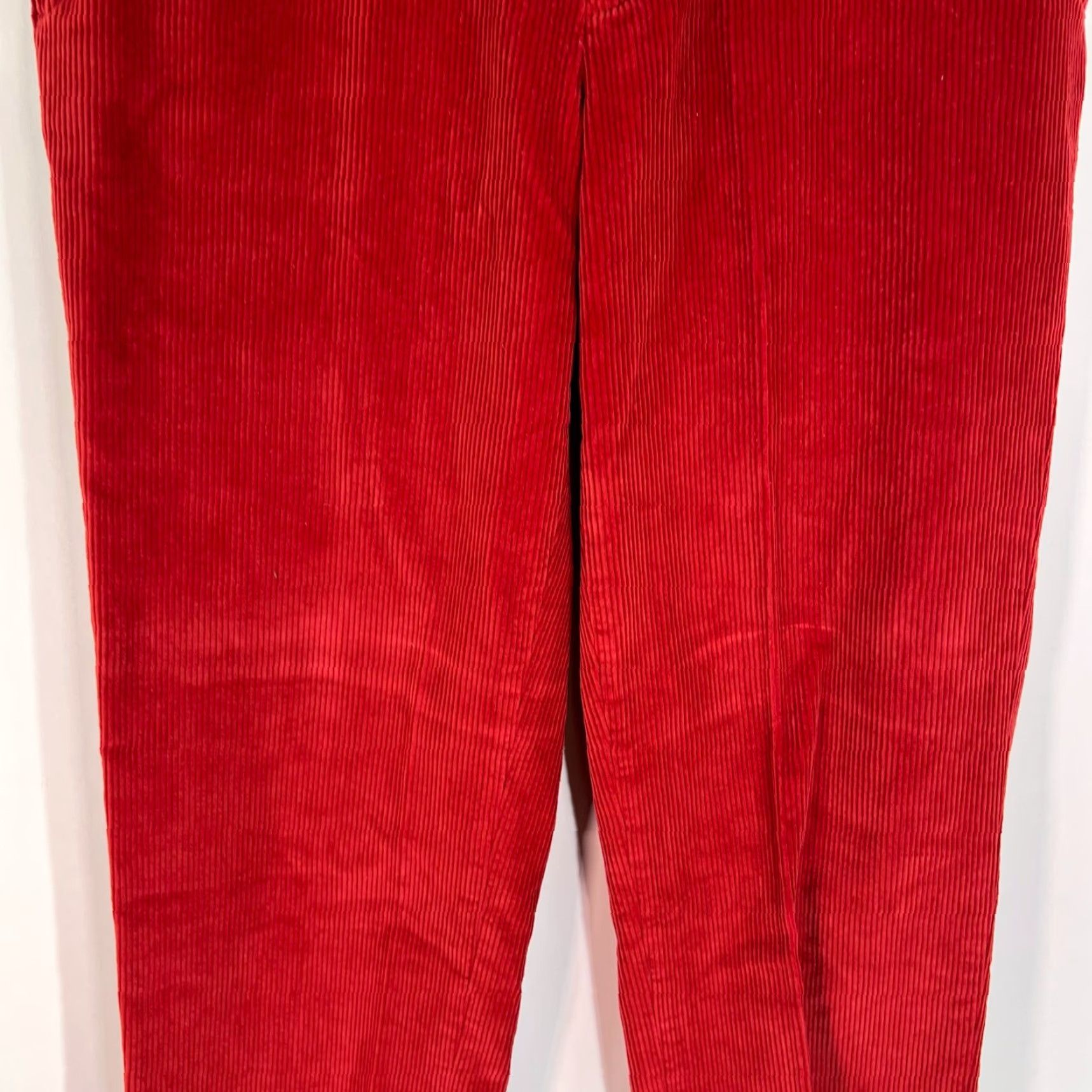 Tommy Hilfiger VINTAGE Tommy Hilfiger Corduroy Pants Slim? Baggy Straight Leg Mens 32 Inseam 30 Red Size US 32 / EU 48 - 3 Thumbnail
