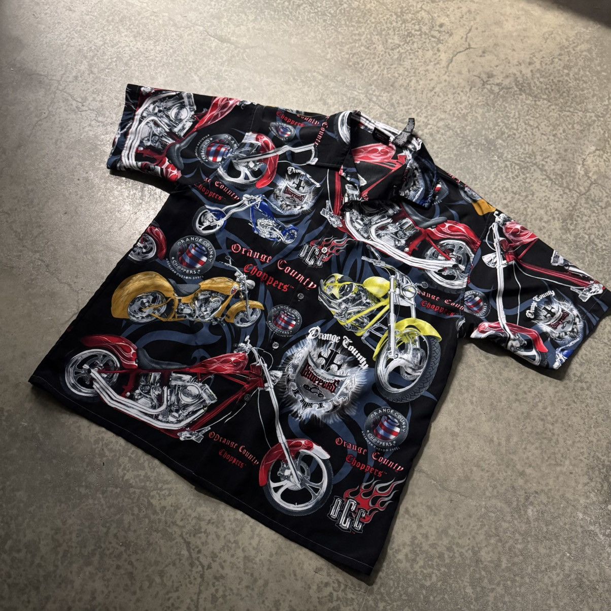 West Coast Choppers Vintage 2004 OCC Orange County Choppers All Over Print XL Size US XL / EU 56 / 4 - 2 Thumbnail
