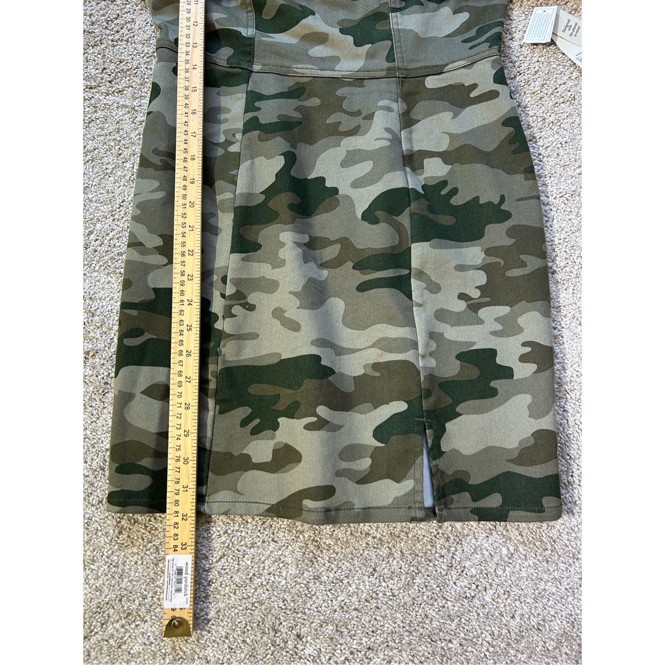Other No Boundaries’ Juniors Denim Pinafore Camo Mini Dress. Size S (4-6). New. Size S / US 4 / IT 40 - 8 Thumbnail