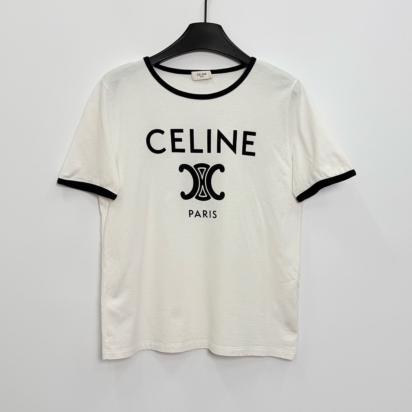 Celine Celine Triomphe Logo T-Shirt Size M Size M / US 6-8 / IT 42-44 - 1 Thumbnail