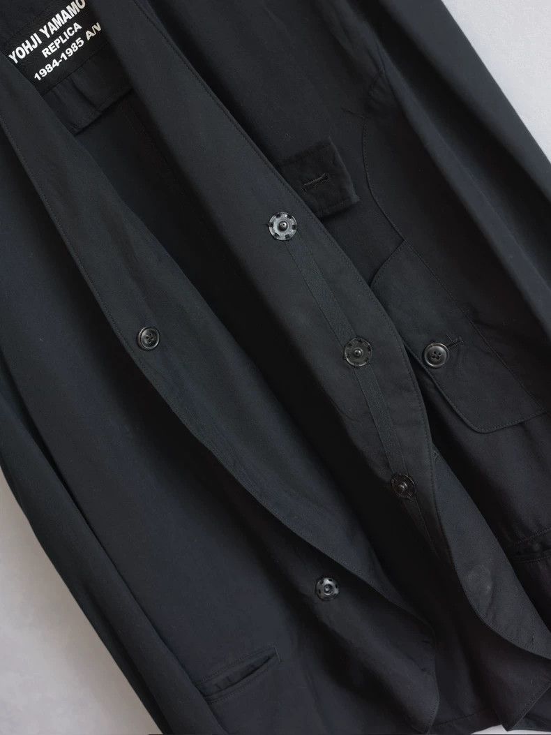 Yohji Yamamoto Yohji Yamamoto 84AW Snap Curved jacket Size US S / EU 44-46 / 1 - 4 Thumbnail