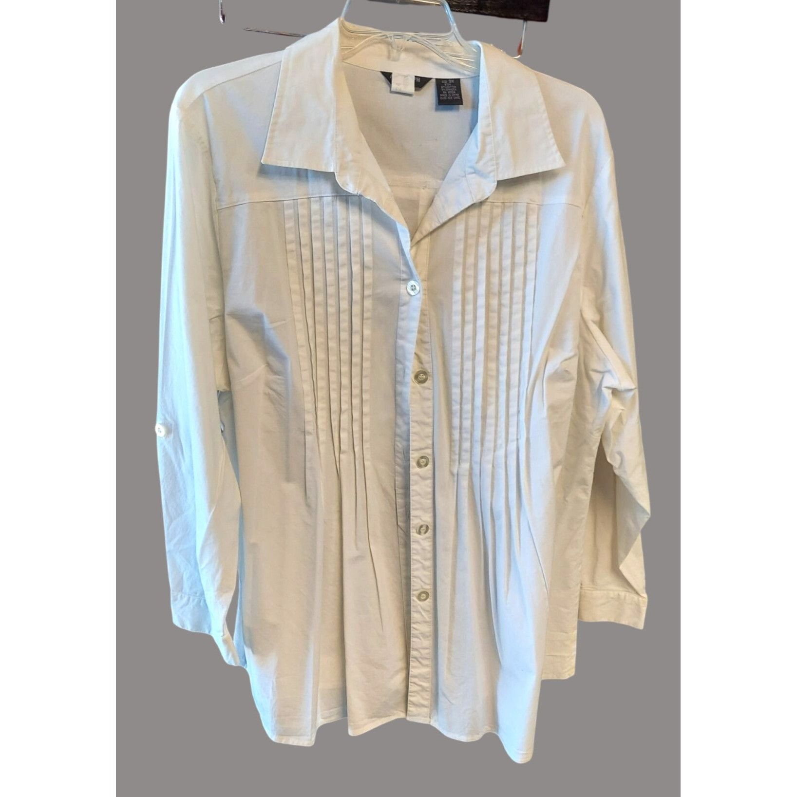 Croft & Barrow Womens 3X Plus Size Apparel Bundle - Two Blouses and One Pai Size 3XL / US 20-22 - 2 Thumbnail