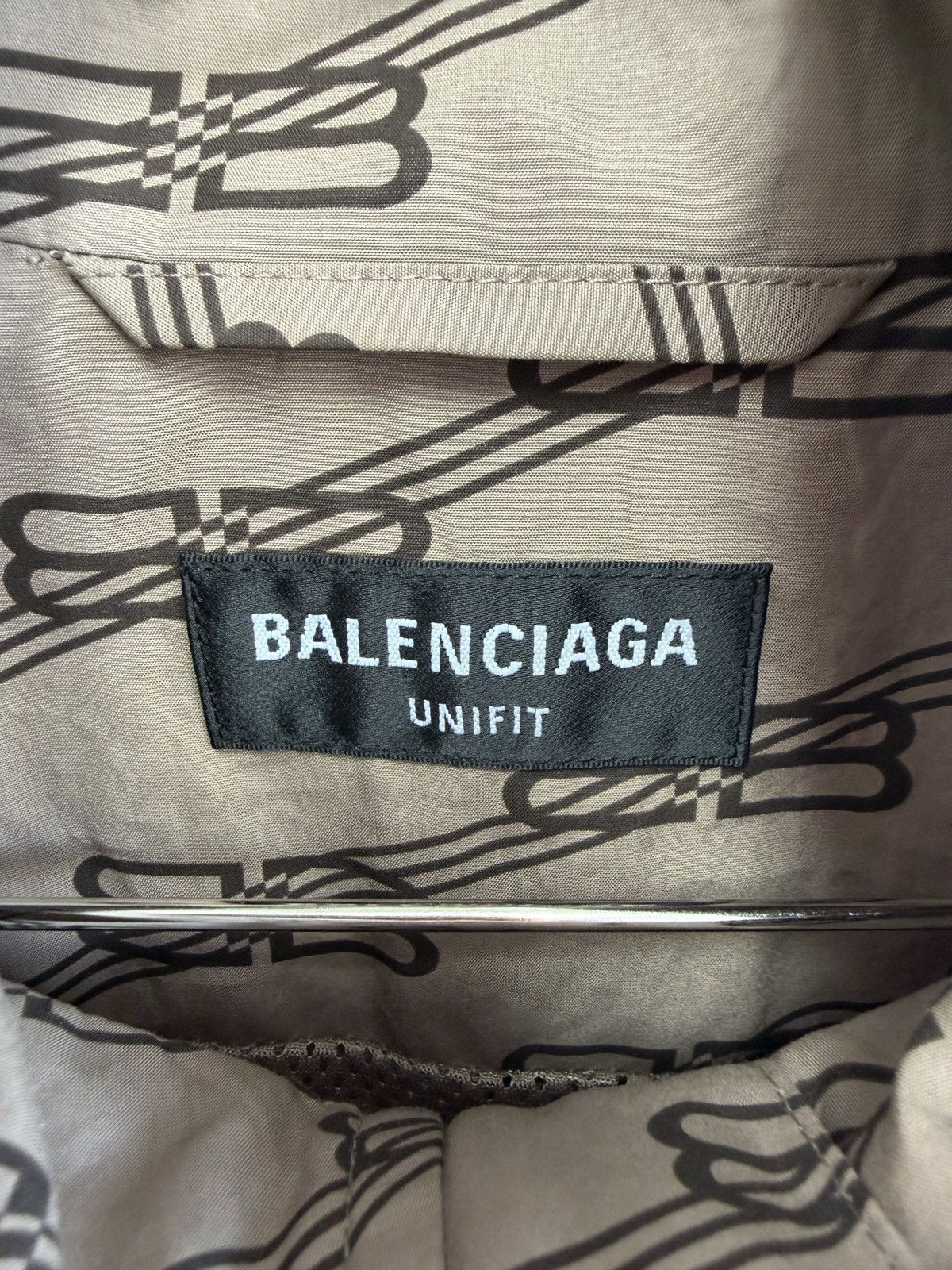 Balenciaga Balenciaga Monogram Track Jacket Brown Size US XXS / EU 40 - 4 Thumbnail