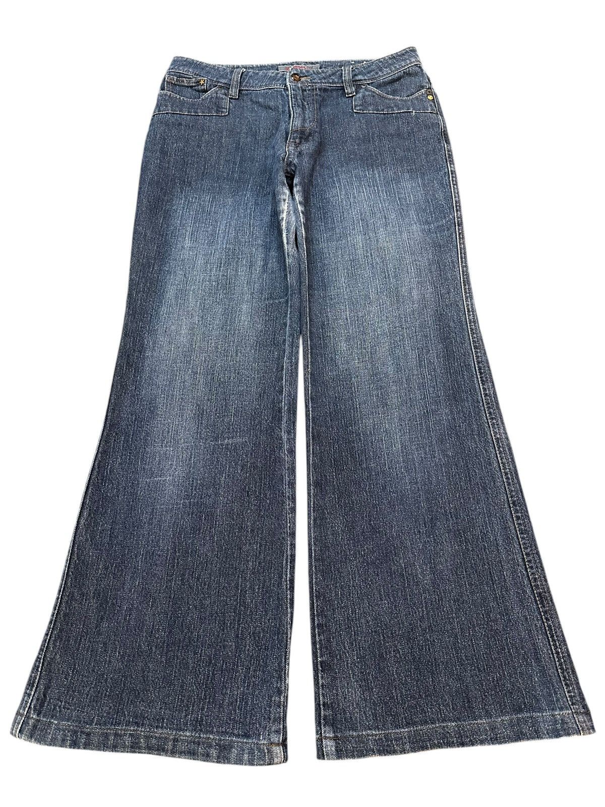 Hypebeast Vintage Japanese Brand Blue Faded Wash Style Baggy Jeans Size US 32 / EU 48 - 1 Thumbnail