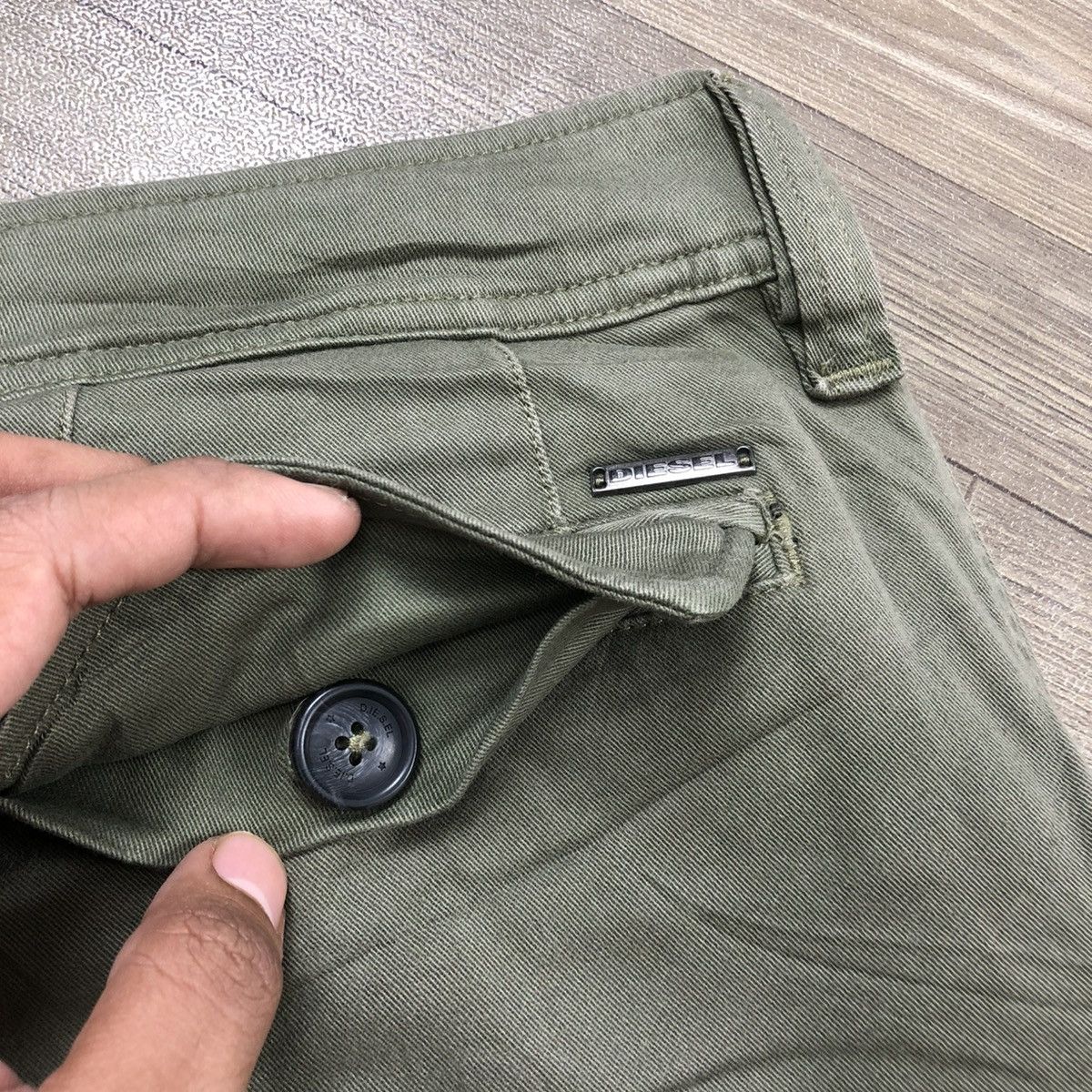 Diesel 2000s Diesel Industry OG Military Cargo Pants Size US 34 / EU 50 - 19 Thumbnail