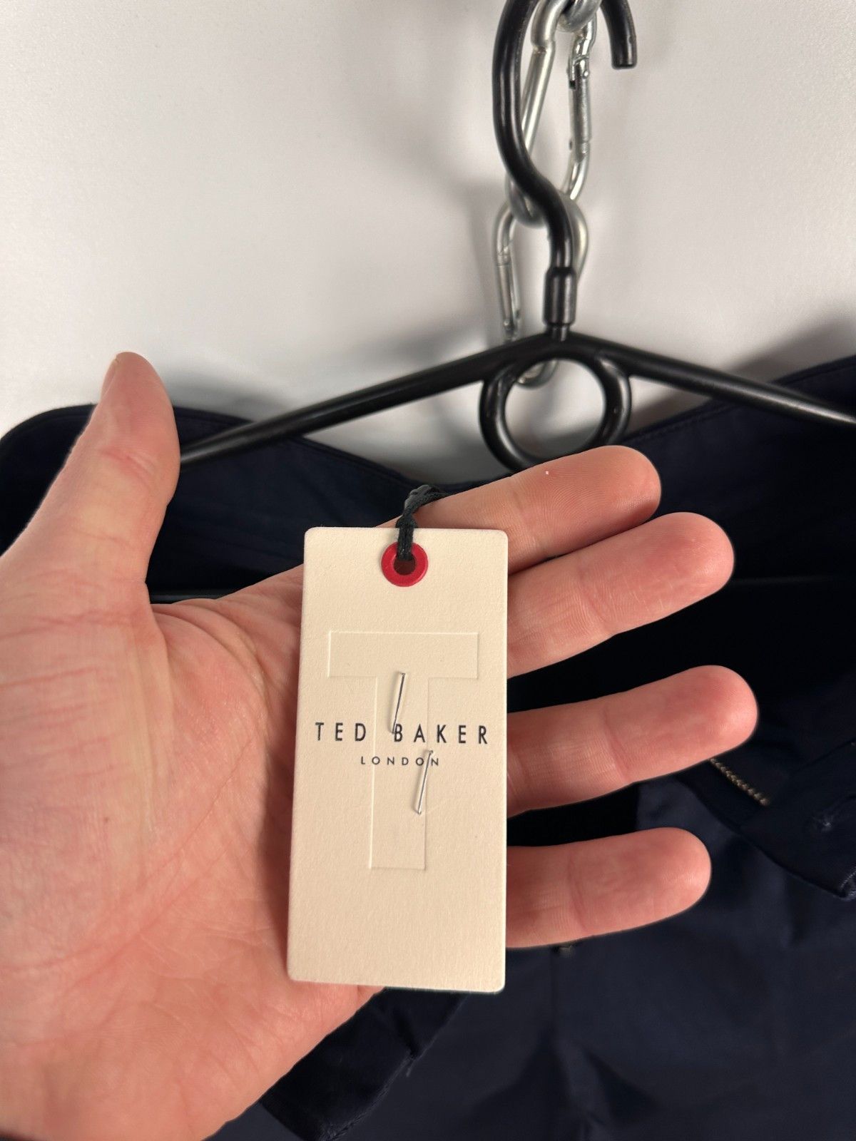 Ted Baker Ted Baker Tapered Trousers Women's Navy Size 0 Size 25" / US 0 / IT 36 - 7 Thumbnail