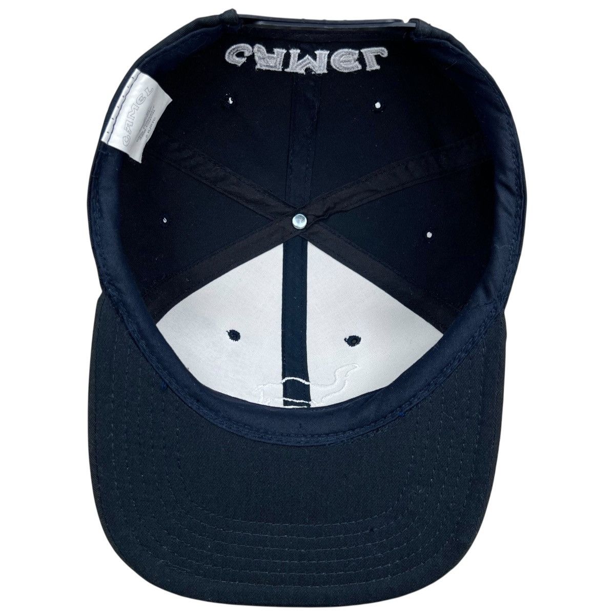 Camel Vtg 1990s Camel Cigarettes Logo Tabaco Promo Black Snapback Size ONE SIZE - 6 Thumbnail