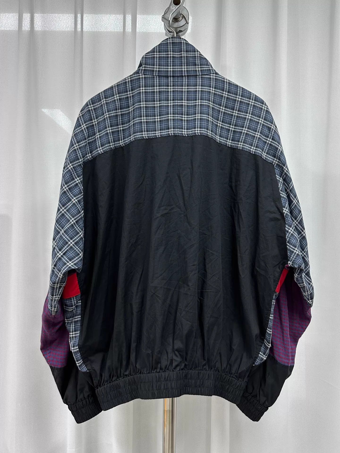 Balenciaga Balenciaga 18SS Check-Panel Track Jacket Size 46 Size US S / EU 44-46 / 1 - 3 Thumbnail