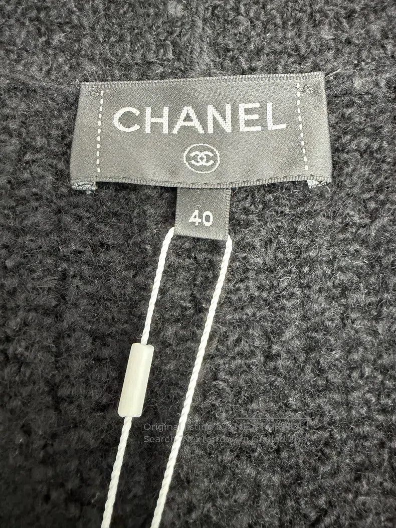 Chanel Chanel Black lotus leaf sleeve cashmere cardigan coat Size S / US 4 / IT 40 - 5 Thumbnail
