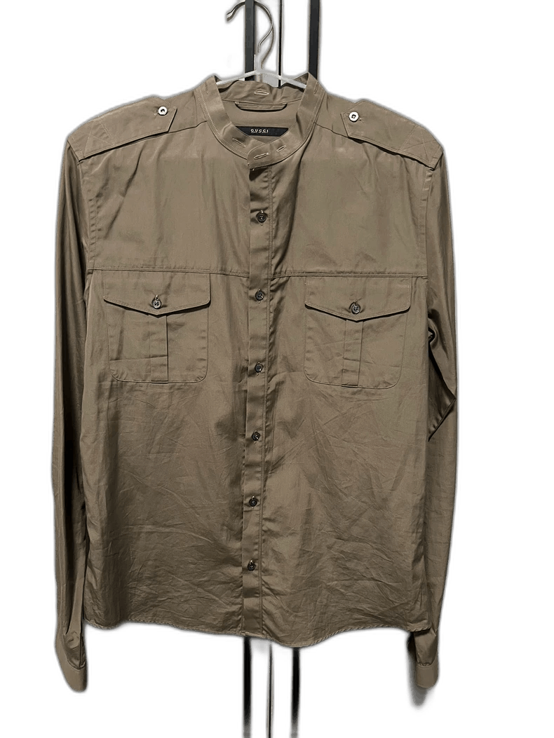 Gucci Gucci Long Sleeve Shirt Size S Size US S / EU 44-46 / 1 - 1 Thumbnail