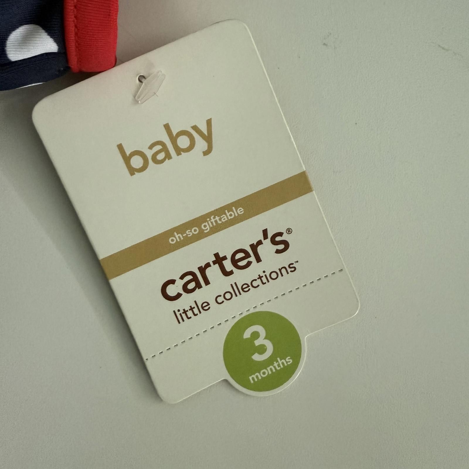 Other Carter's Baby Girls' Polka Dot Swimsuit - 3 Months Size ONE SIZE - 3 Thumbnail