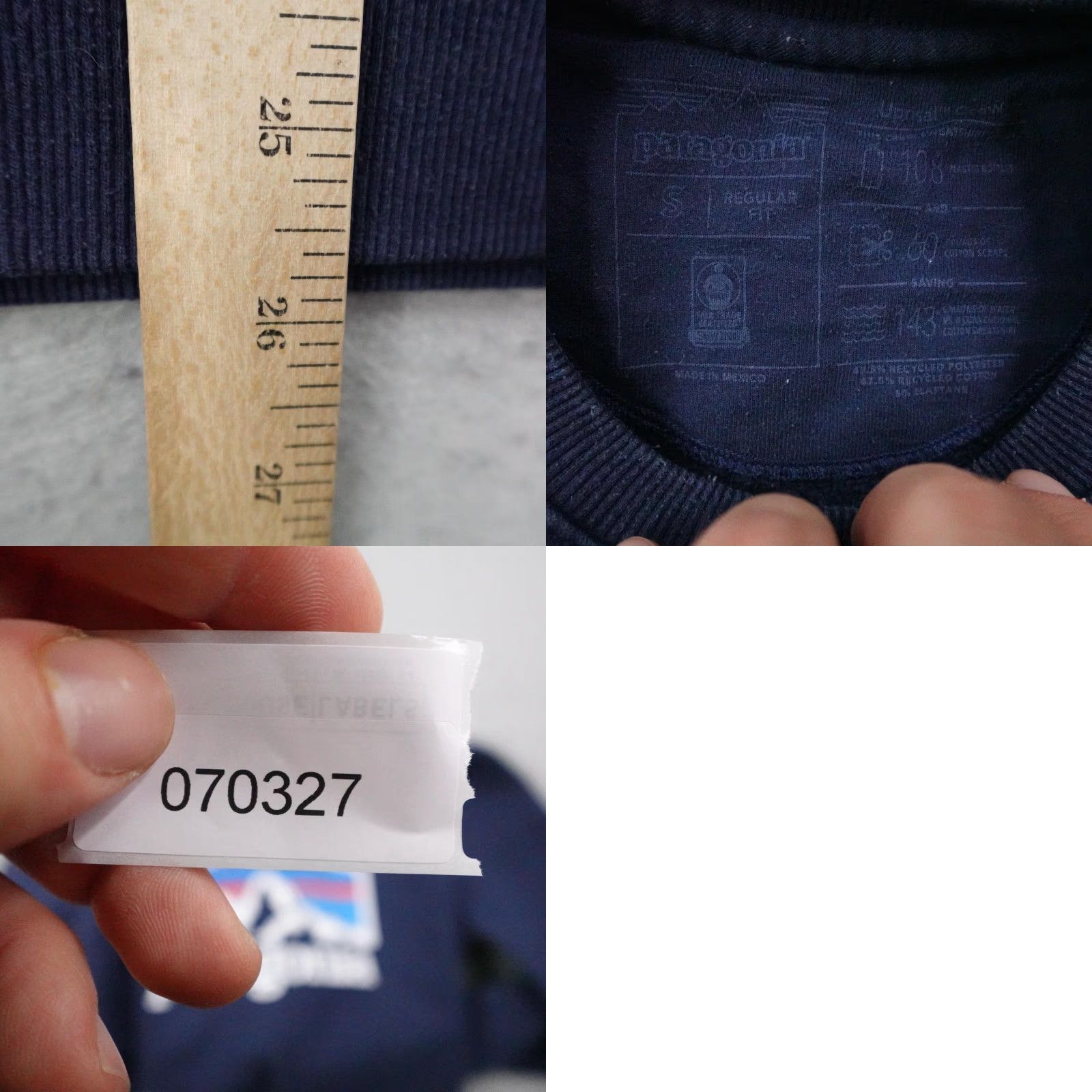 Patagonia Patagonia Sweatshirt Mens Small Blue Fitz Roy Horizons Uprisal Crewneck Pullover Size US S / EU 44-46 / 1 - 8 Thumbnail