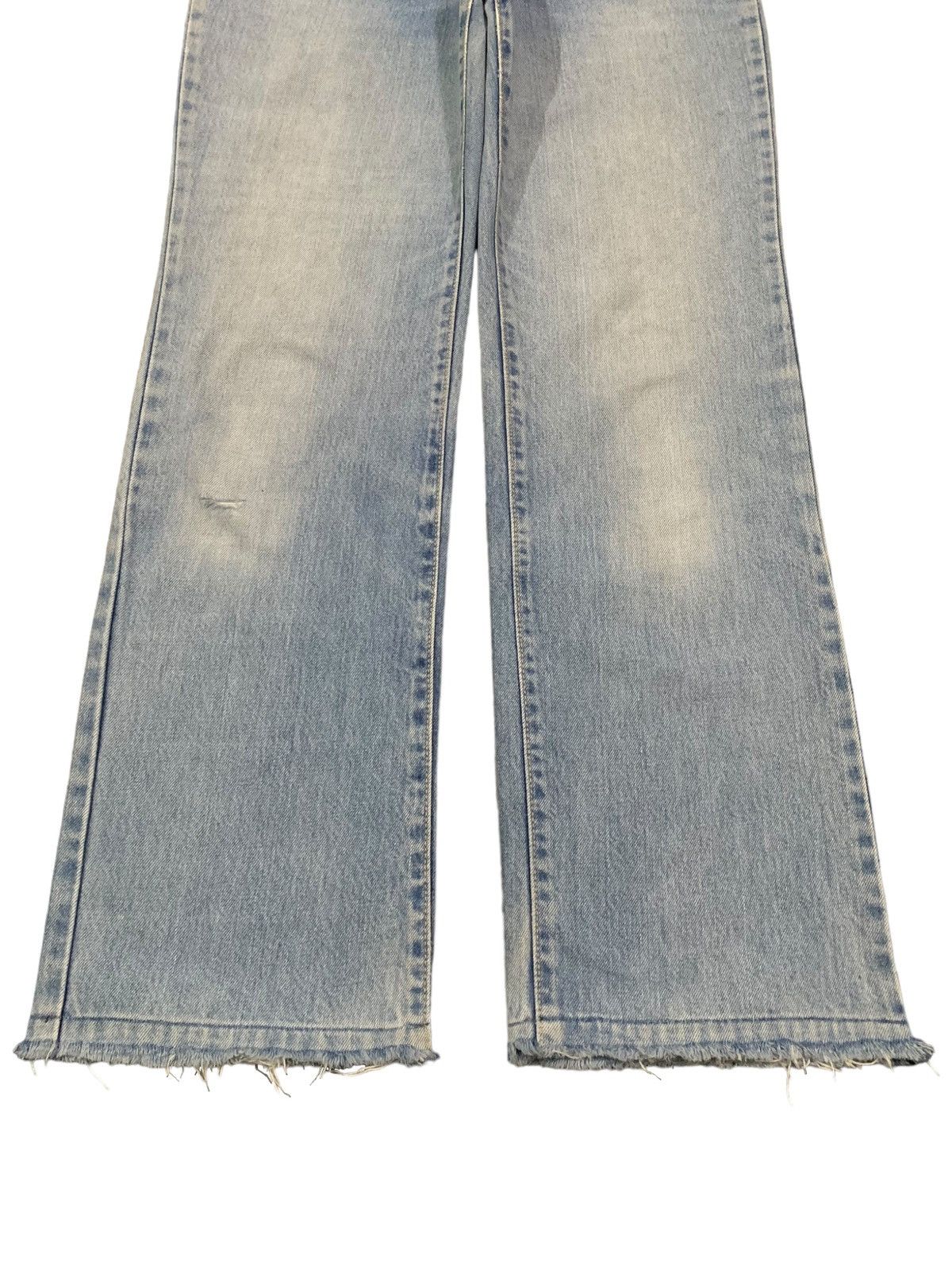 Japanese Brand × Tornado Mart Vintage Japanese Brand Baggy Flare Bootcut Frayed Leg Jeans Size US 30 / EU 46 - 7 Thumbnail