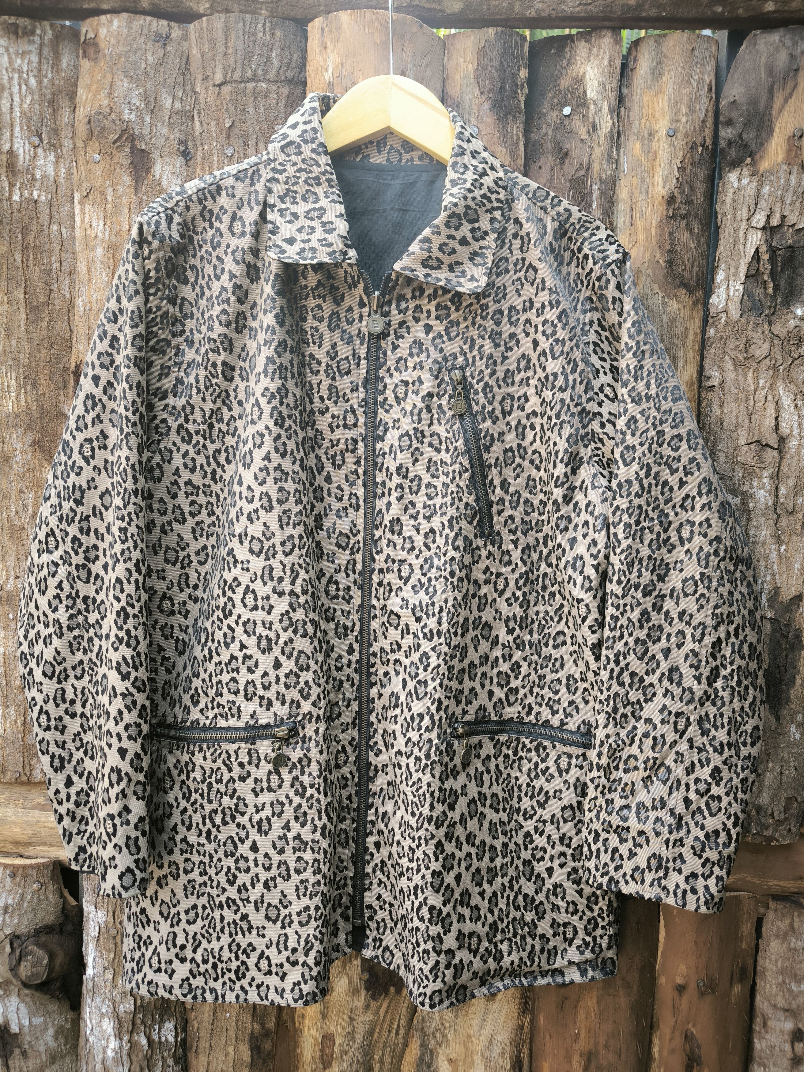 Reversible Jacket Fendi Leopard
