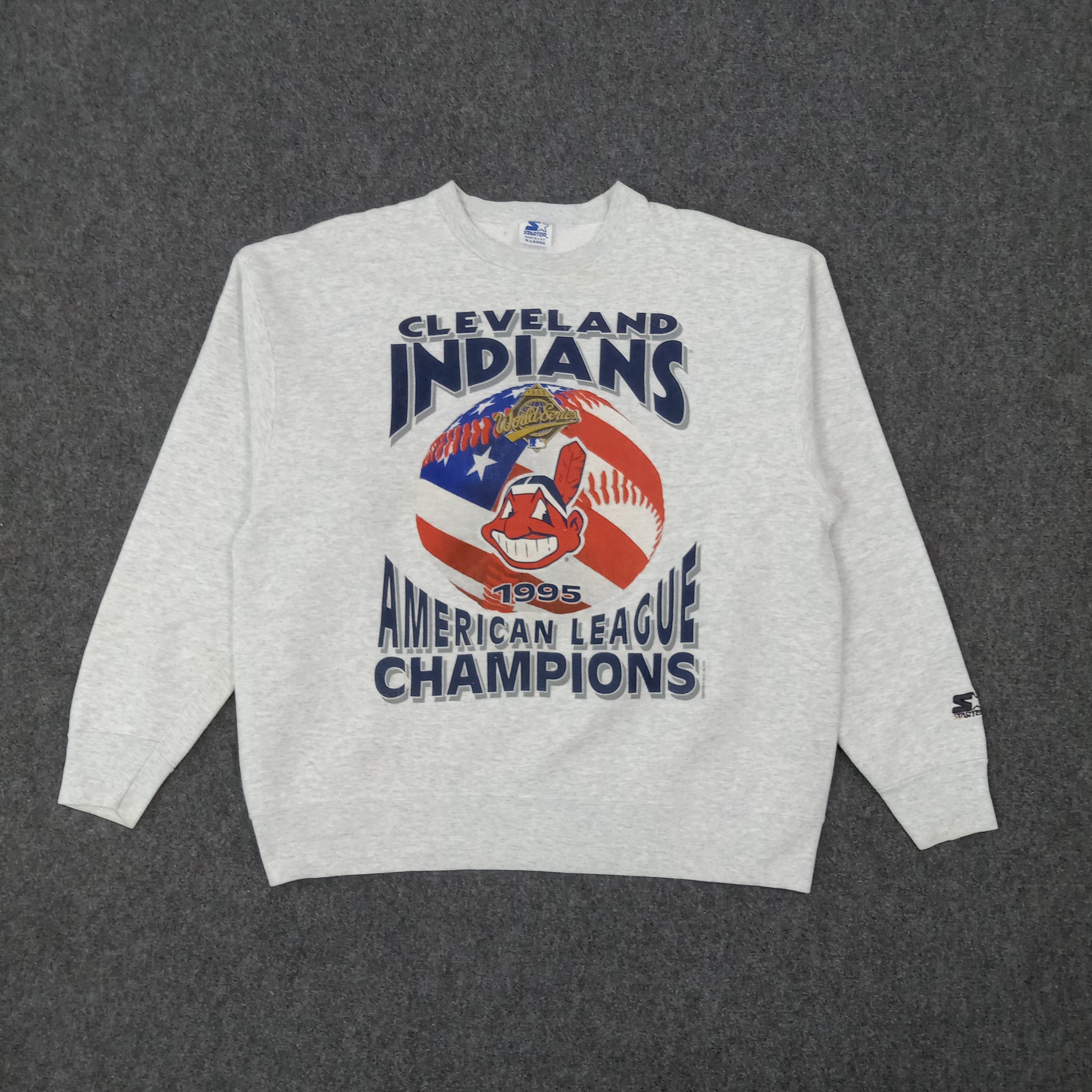 Starter Starter Cleveland Indians America MLB Sweatshirt C264N10 Size US L / EU 52-54 / 3 - 1 Thumbnail