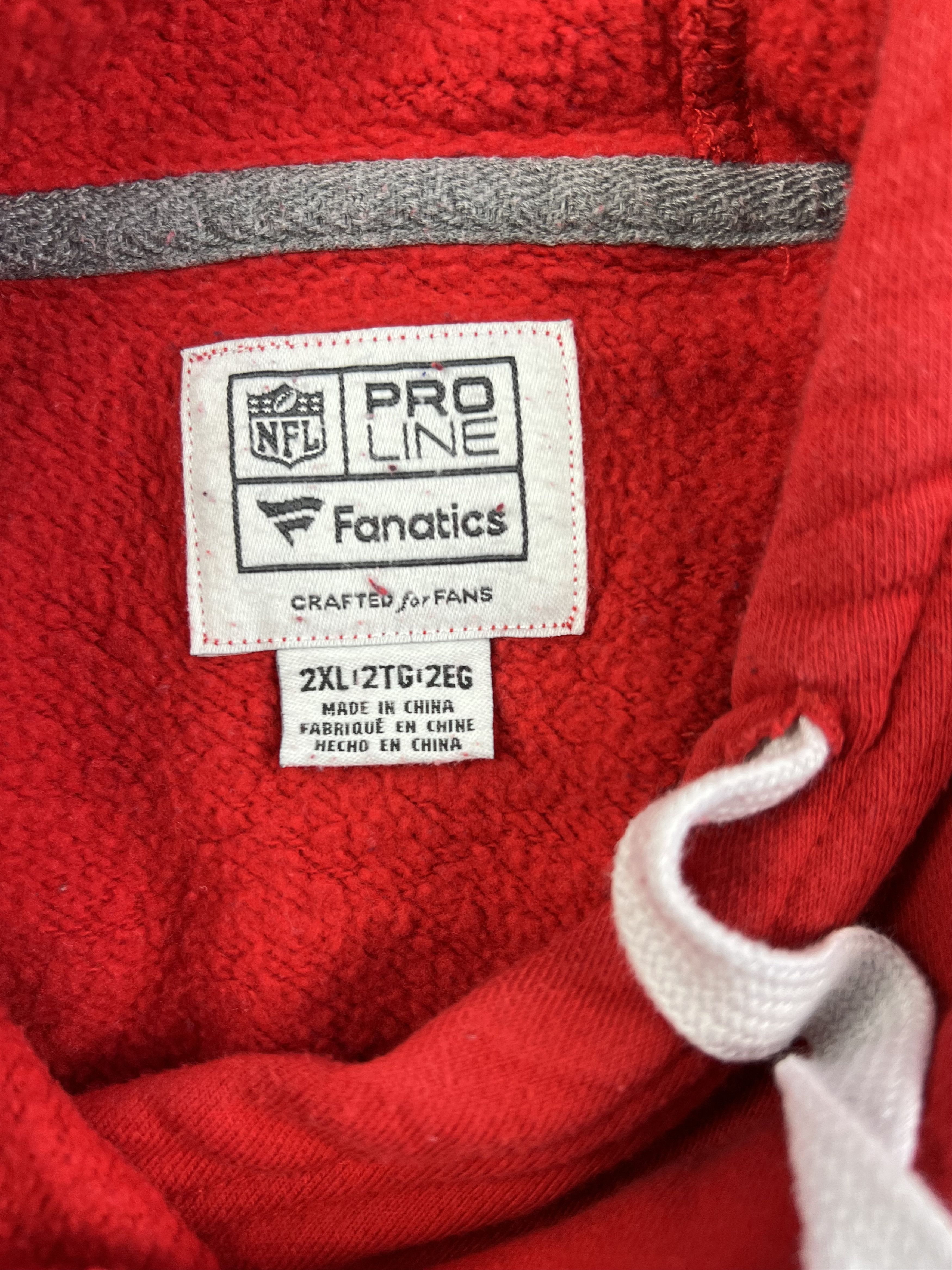 NFL × Vintage NFL PATRIOTS HOODIE PRO LINE FANATICS RED Size US XXL / EU 58 / 5 - 3 Thumbnail