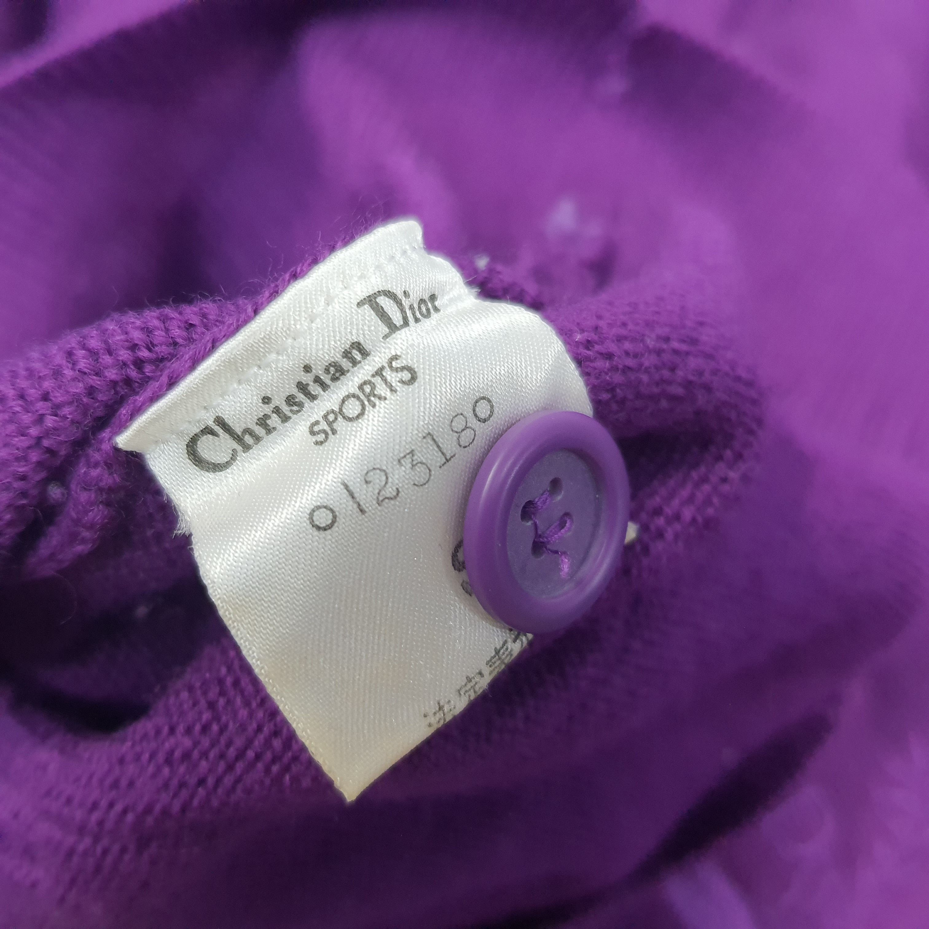 Christian Dior Monsieur × Vintage Vintage Christian Dior Sport Designer Cardigan C233N2 Size US S / EU 44-46 / 1 - 6 Thumbnail