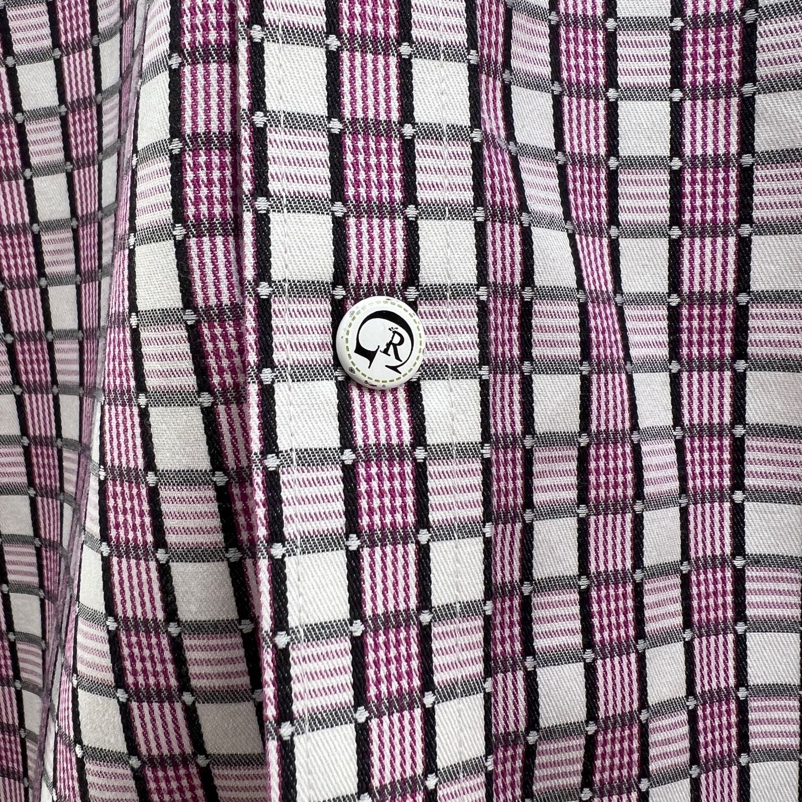 Vintage Robert Graham Button Down Shirt Check Grid Print Size US M / EU 48-50 / 2 - 6 Thumbnail