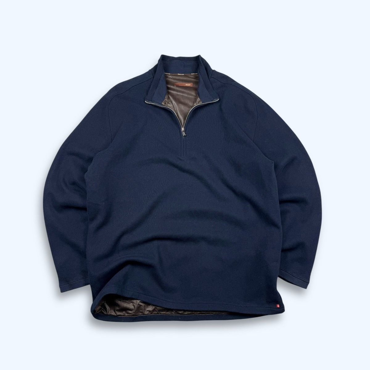 Bally Bally Half Zip With Lining Pullover Size 54 made in italy Size US L / EU 52-54 / 3 - 1 Thumbnail