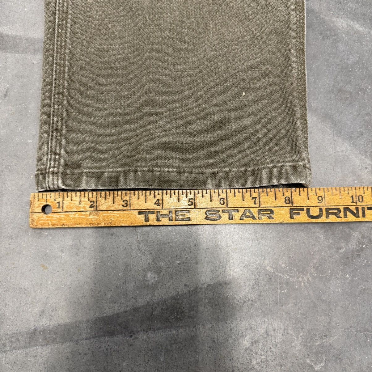Carhartt × Carhartt Wip × Vintage Vintage Carhartt Faded Distressed Olive Green Work Pants Size US 32 / EU 48 - 21 Thumbnail