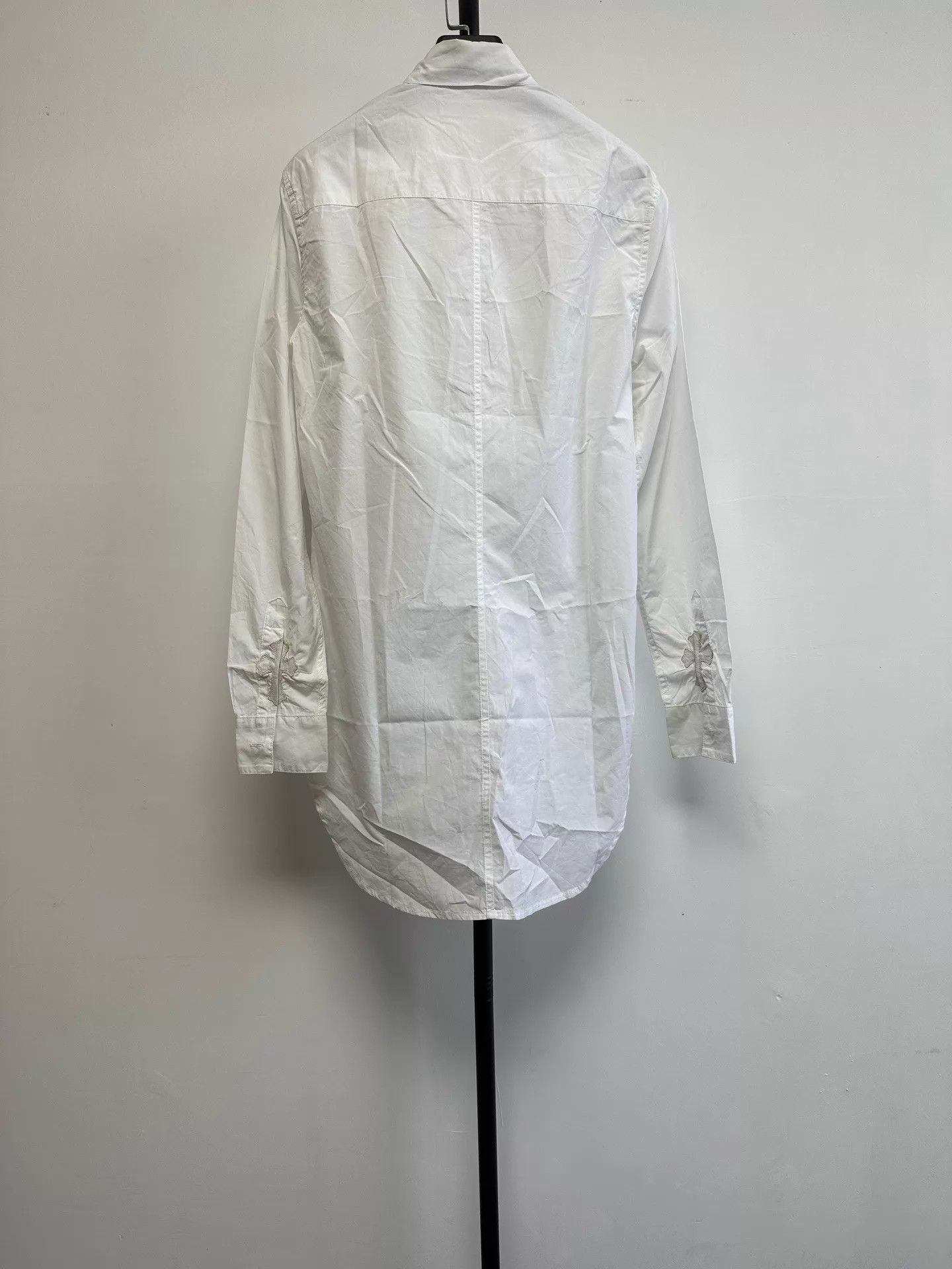 Chrome Hearts Chrome Hearts Cross Patchwork Shirt White M 98 New Size US M / EU 48-50 / 2 - 3 Thumbnail