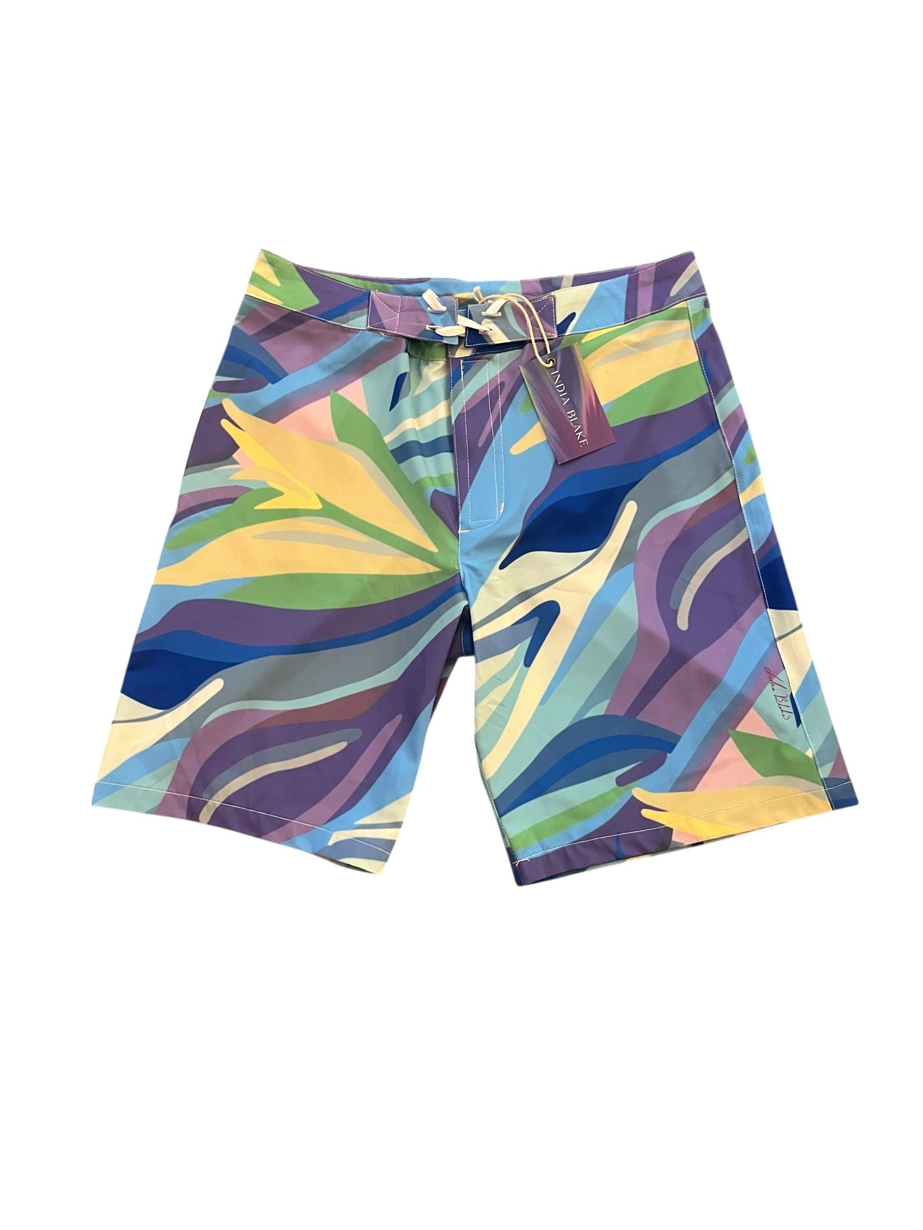 Other India Blake Abstract Board Shorts Size 30 Premium NWOT Size US 30 / EU 46 - 4 Thumbnail