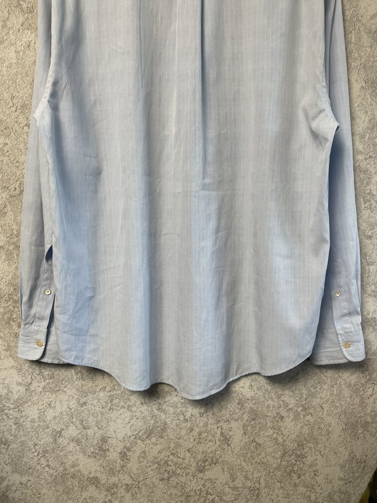 Yves Saint Laurent Vintage YSL Yves Saint Laurent Checkered Long Sleeve Shirt Size US L / EU 52-54 / 3 - 24 Thumbnail