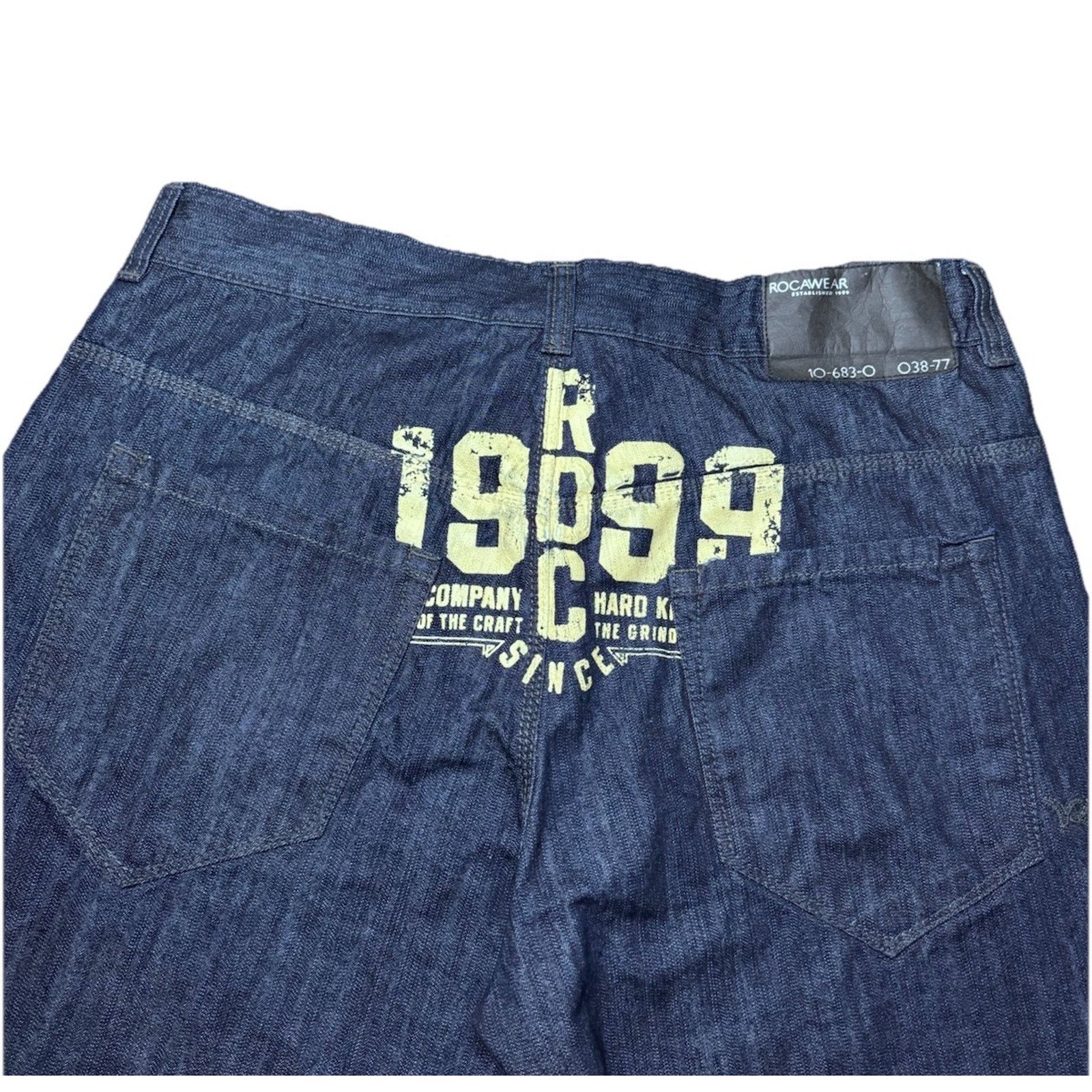 Rocawear Y2k Rocawear Loose Fit denim Mens jeans Size 40x32 skater Size US 40 / EU 56 - 4 Thumbnail