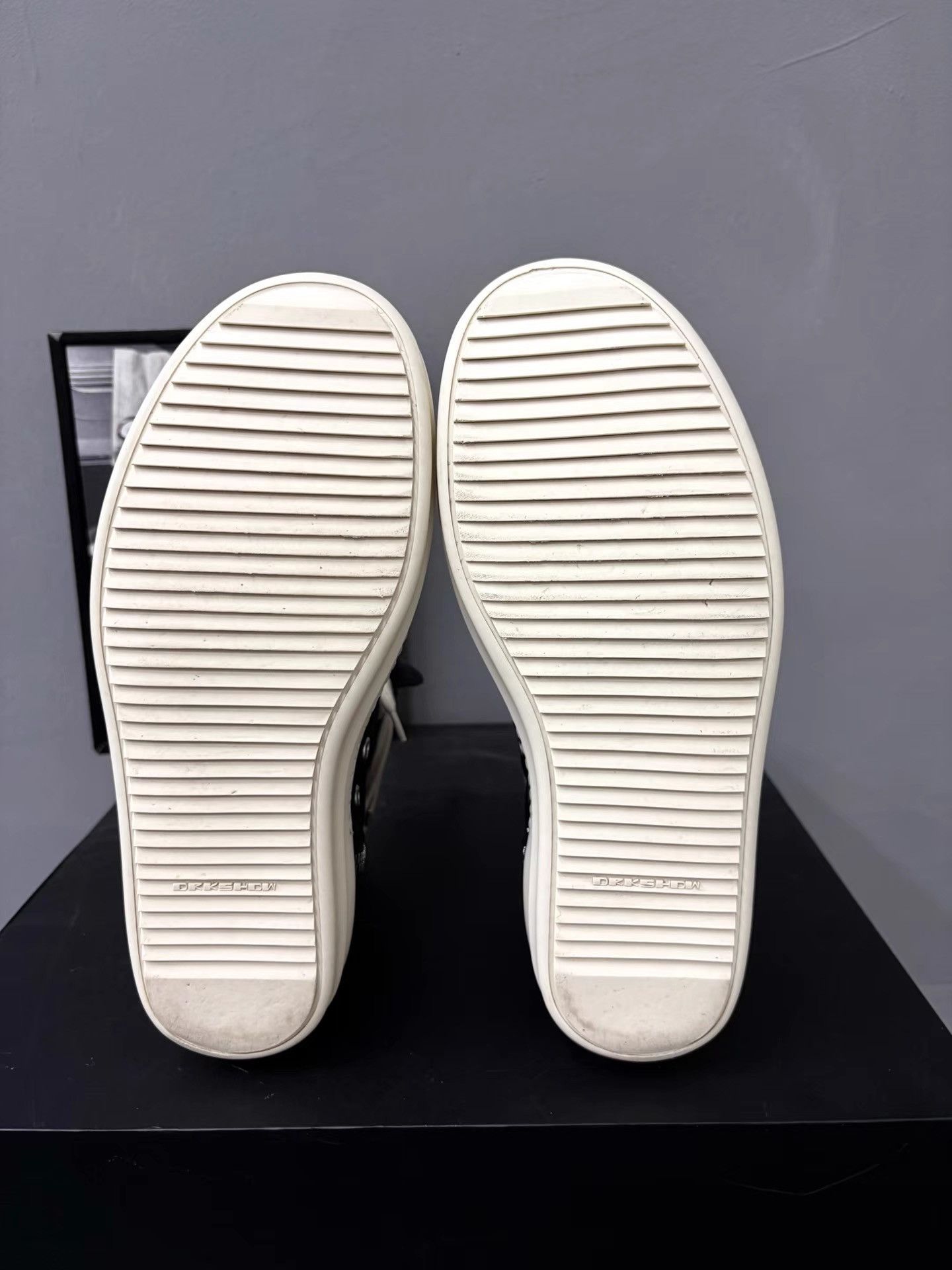 Rick Owens Rick Owens Drkshdw Satin High Top Jumbo Sneakers K34 Size US 7 / EU 40 - 8 Thumbnail