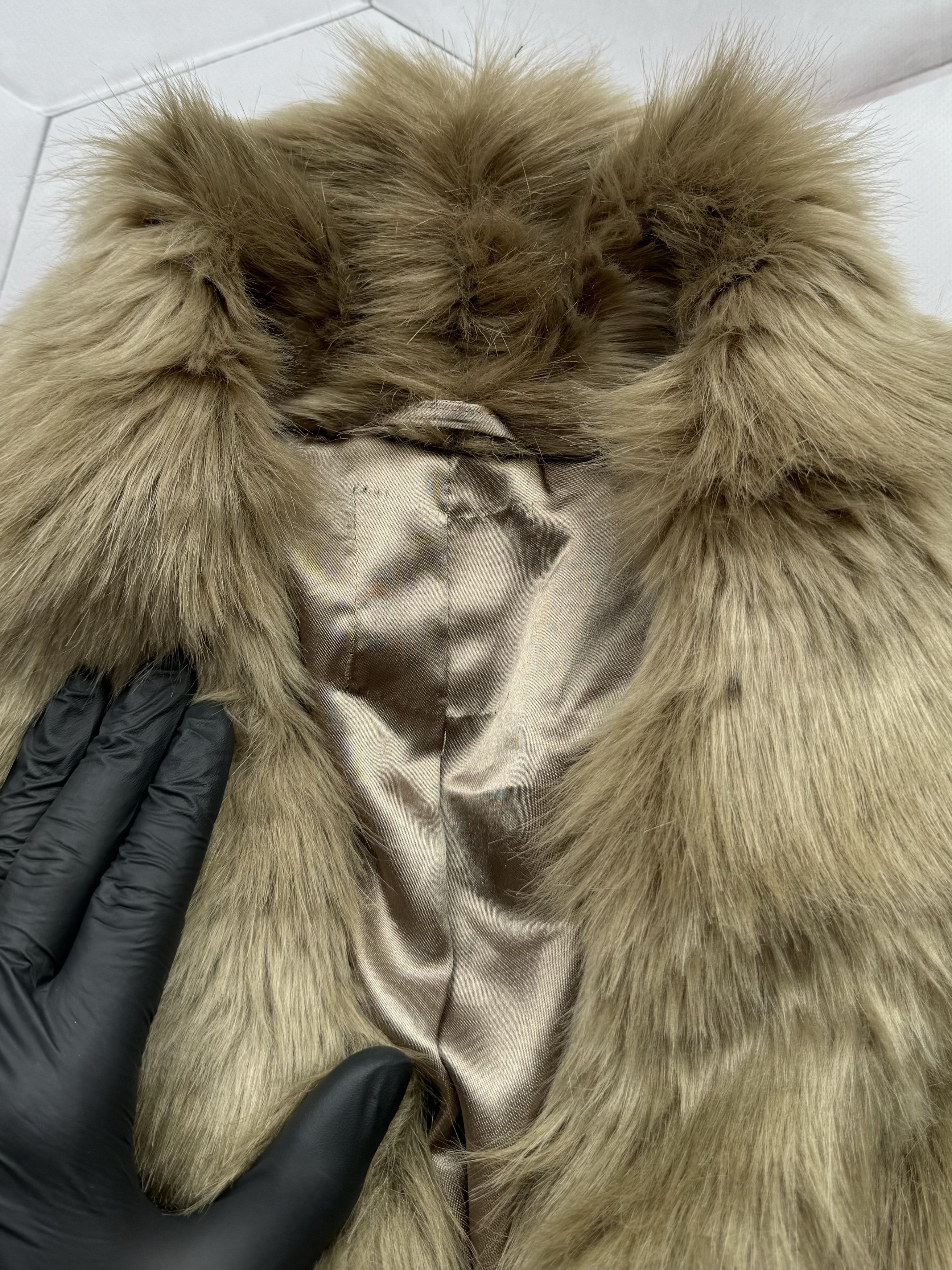 Japanese Brand Vintage Faux Fur Coat (E4) Size M / US 6-8 / IT 42-44 - 5 Thumbnail