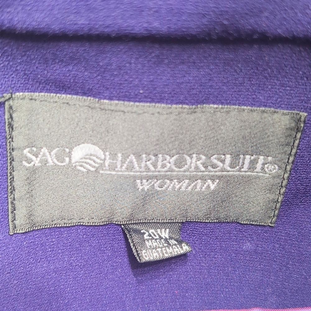 Other Vintage Elegant Purple Women's 20W Jacket & Skirt Suit Set Size 3XL / US 20-22 - 6 Thumbnail