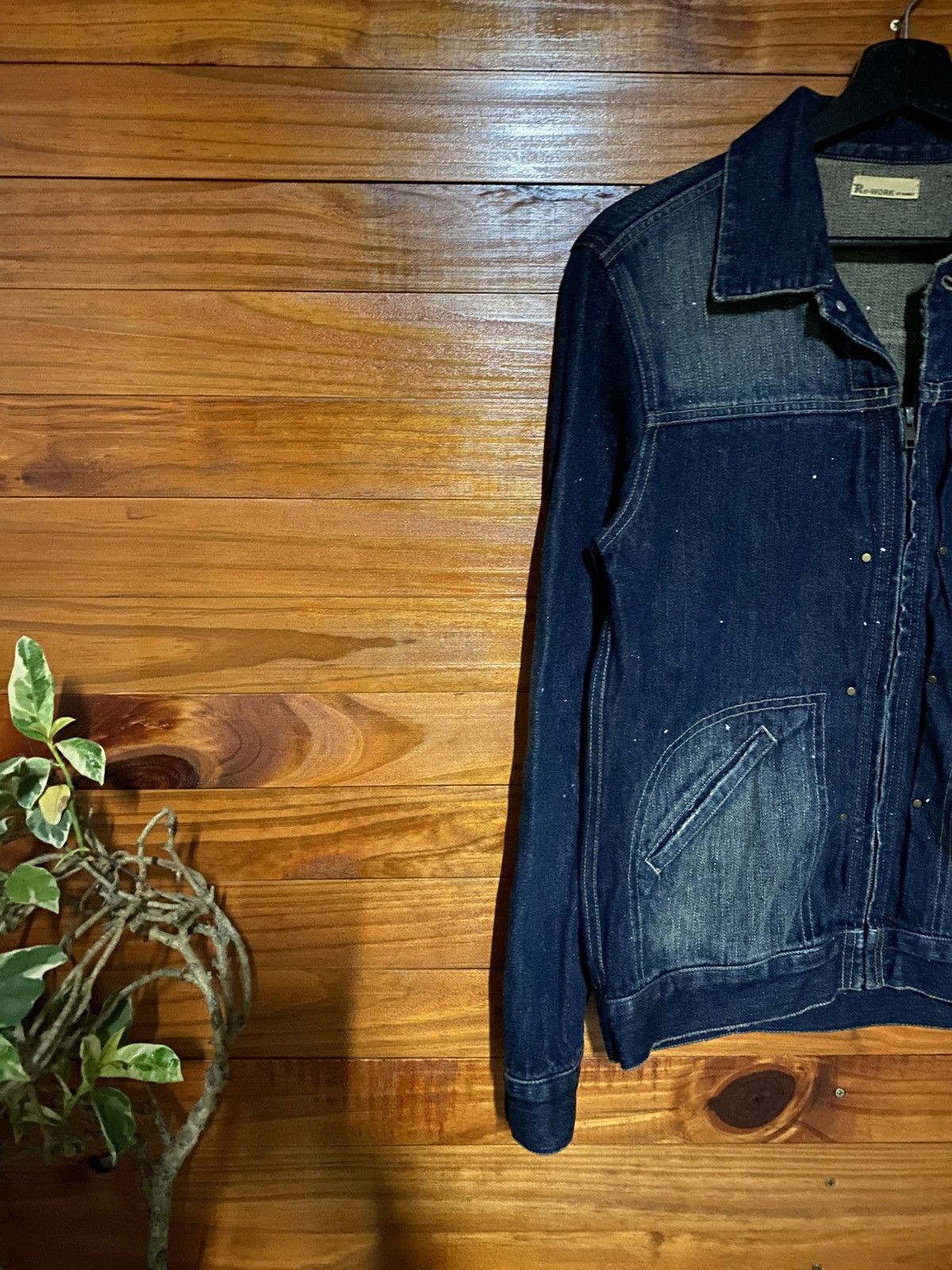 Japanese Brand Vintage Re-Work by Marble Denim Jacket | Unisex Japanese Size US S / EU 44-46 / 1 - 7 Thumbnail